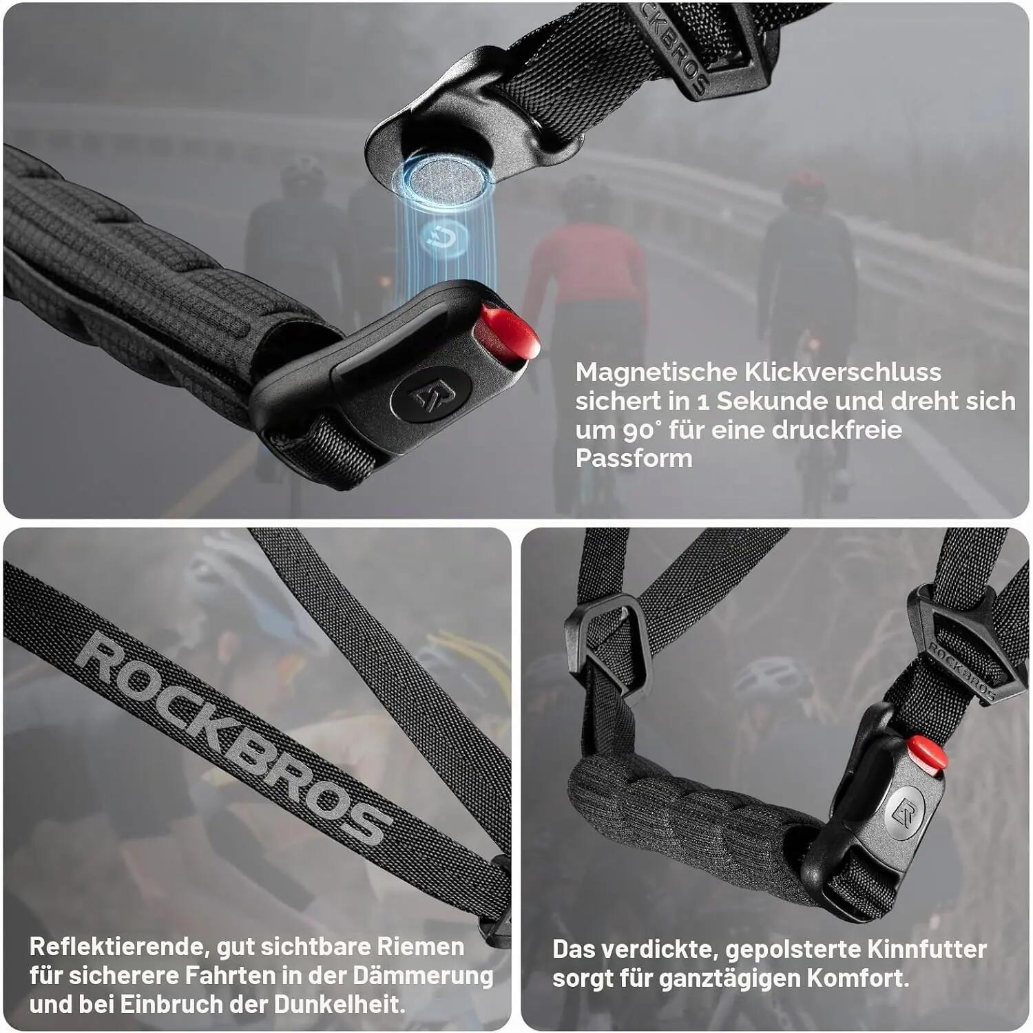 Fahrradhelm mit Magnetverschluss leicht verstellbar – für Damen & Herren 6/7
