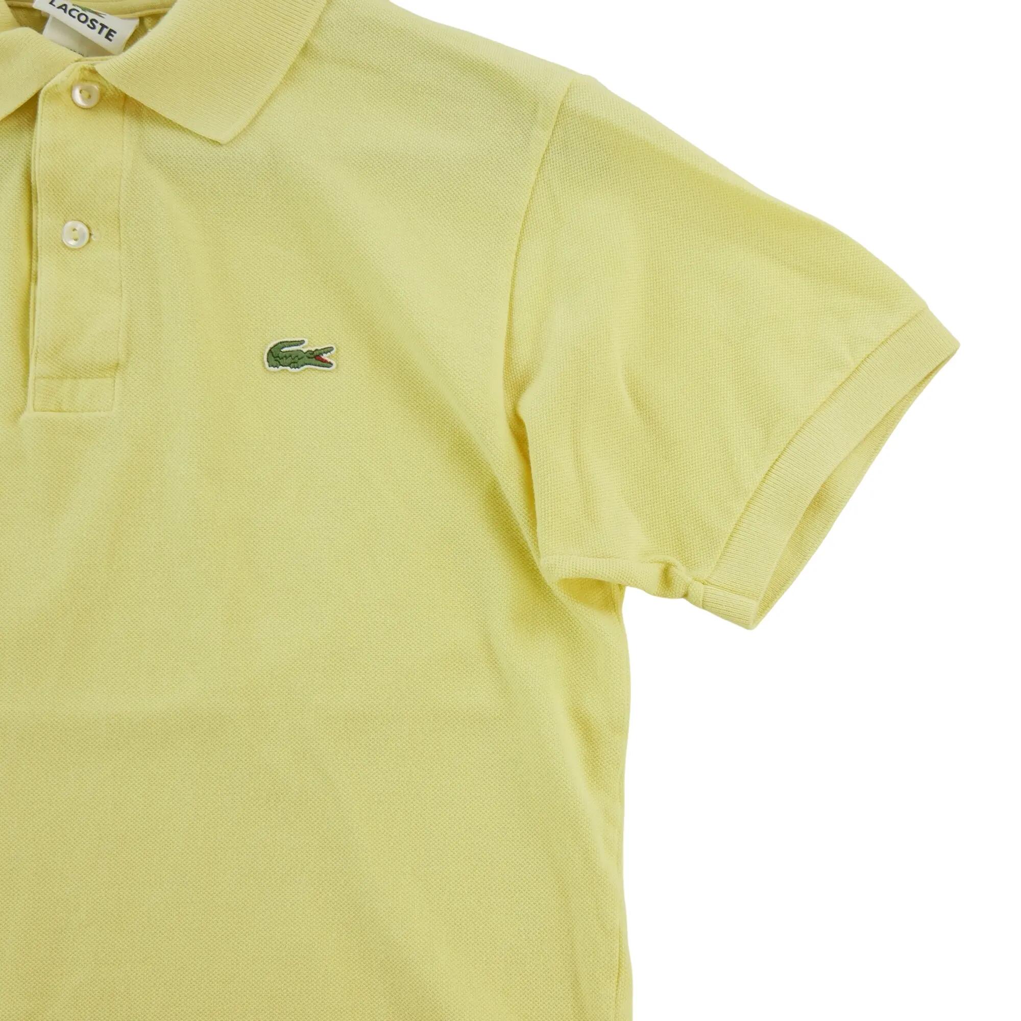 Segunda vida - Polo Lacoste homem mangas curtas amarelo - Em muito bom estado 4/5