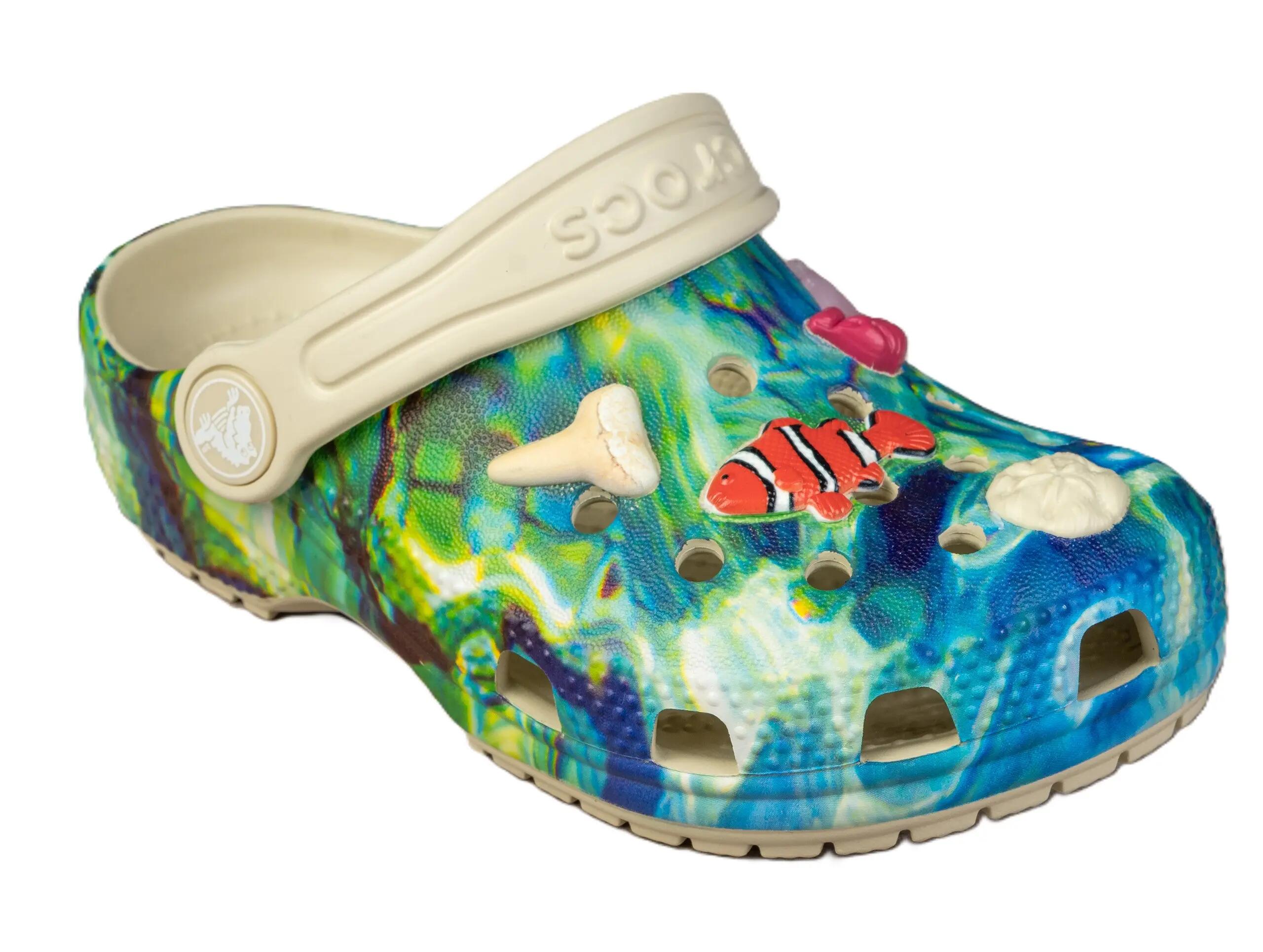 Klapki sportowe dziecięce CLASSIC UNDER THE SEA CLOG T 2/4
