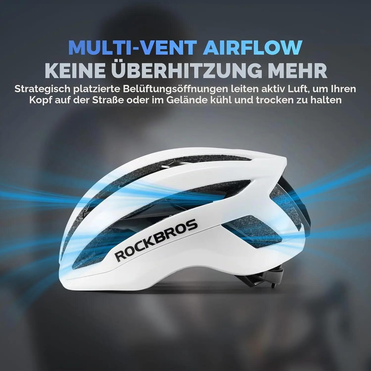 Fahrradhelm mit Magnetverschluss leicht verstellbar – für Damen & Herren 4/7