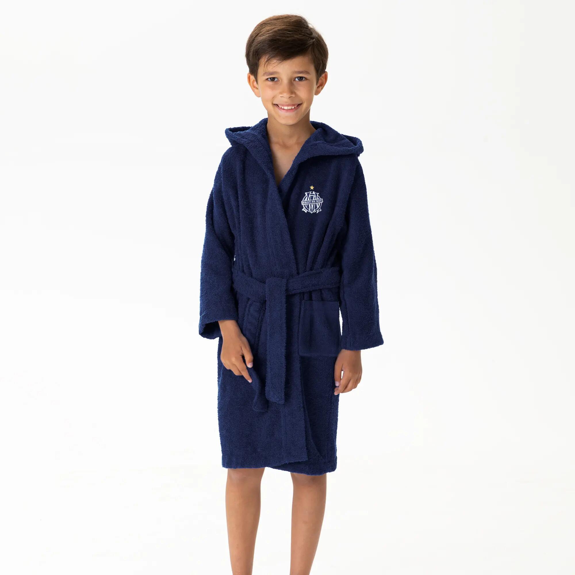 Peignoir de bain enfant 100% coton football Marseille - 1993 2/7