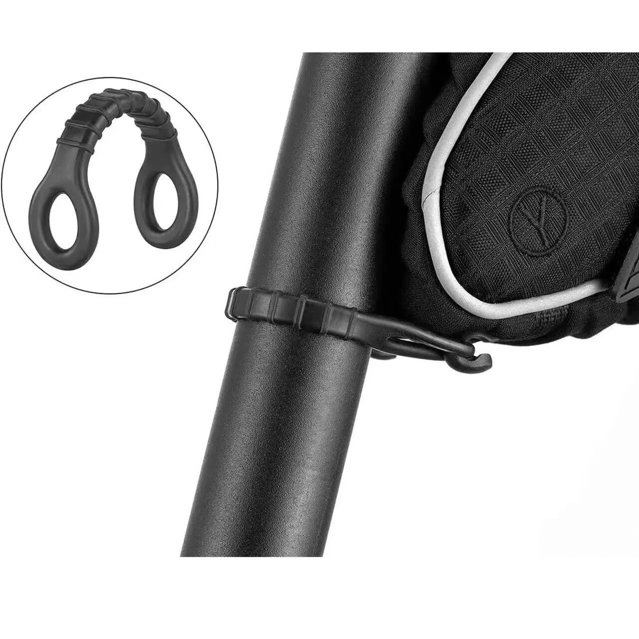 Fahrrad-Satteltasche wasserdicht mit reflektierendem Design & Rücklichthalter 8/8