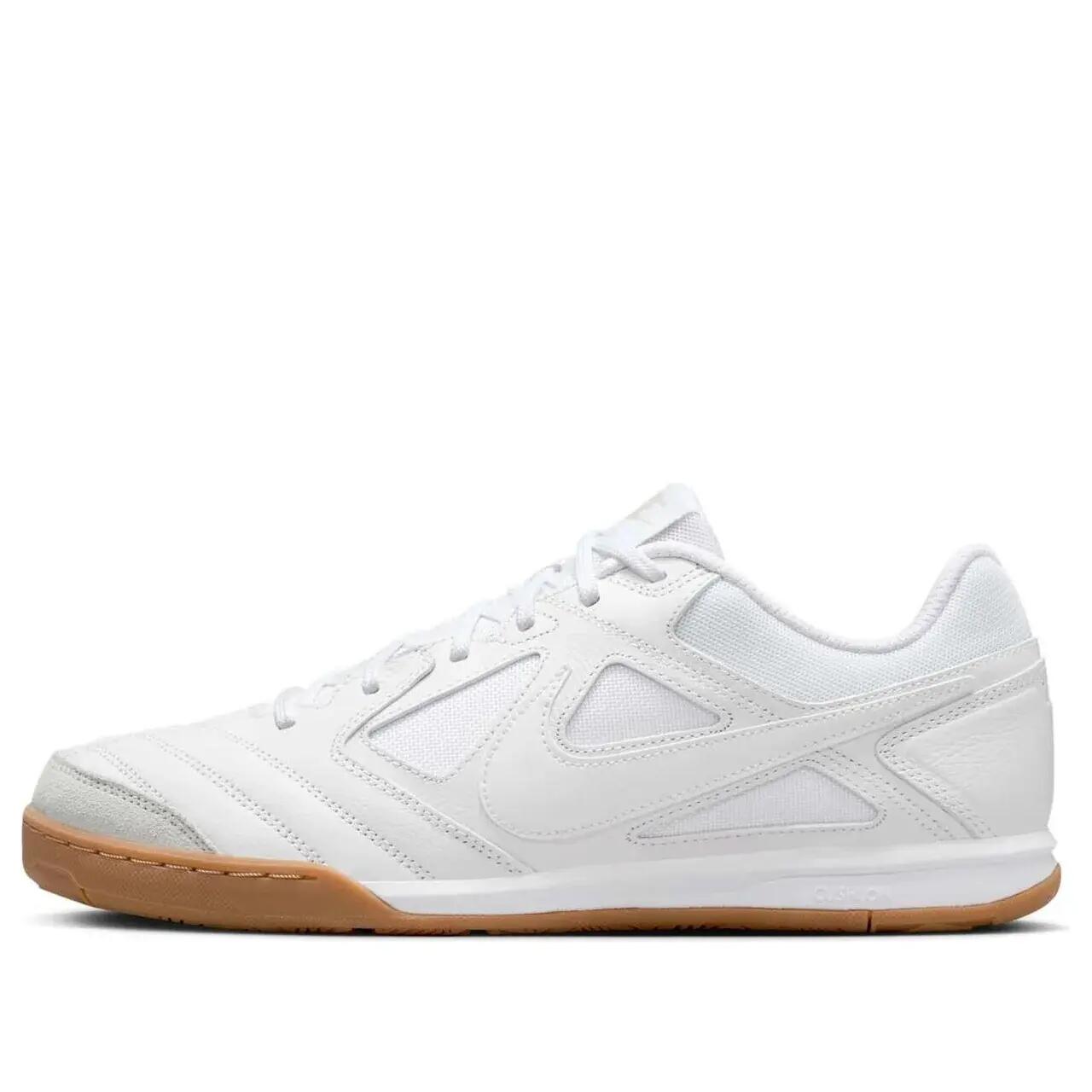 Herren-Fußballschuhe NIKE GATO White / White-Gum Light Brown 1/1