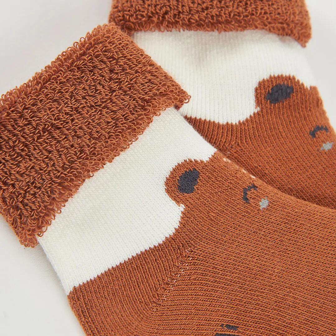 Pack calcetines bebé gris vigoré con pingüino 2/3