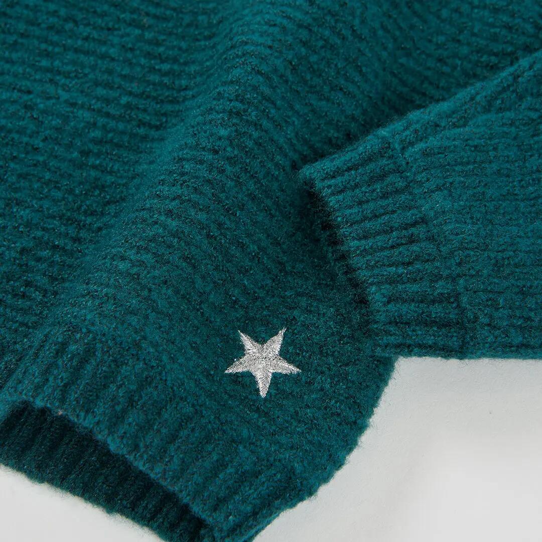 Jersey niña verde con estrella 4/4