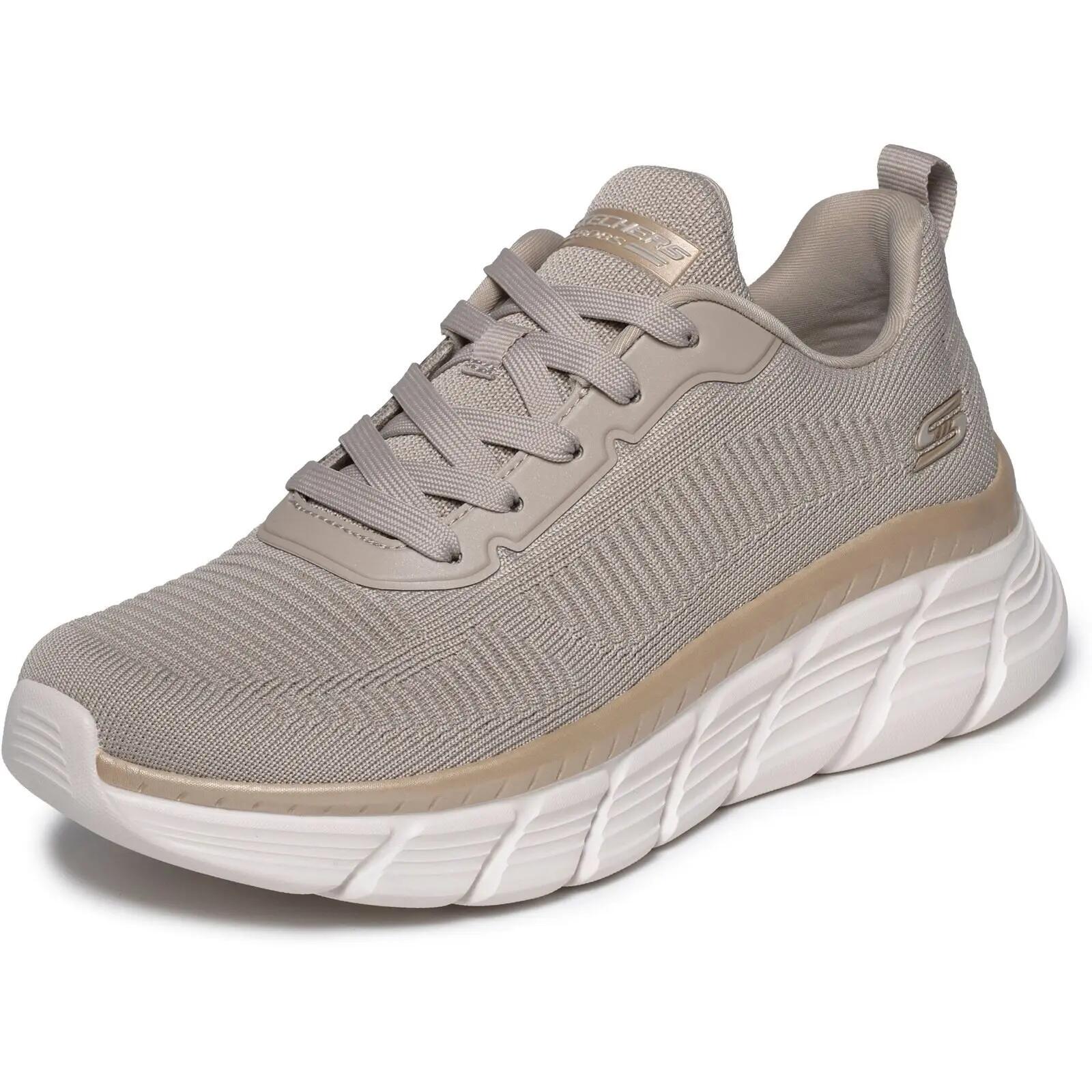 Skechers BOBS B Flex Hi Flying Hi Mujer Taupe Oro 117385-TPGD 6/7
