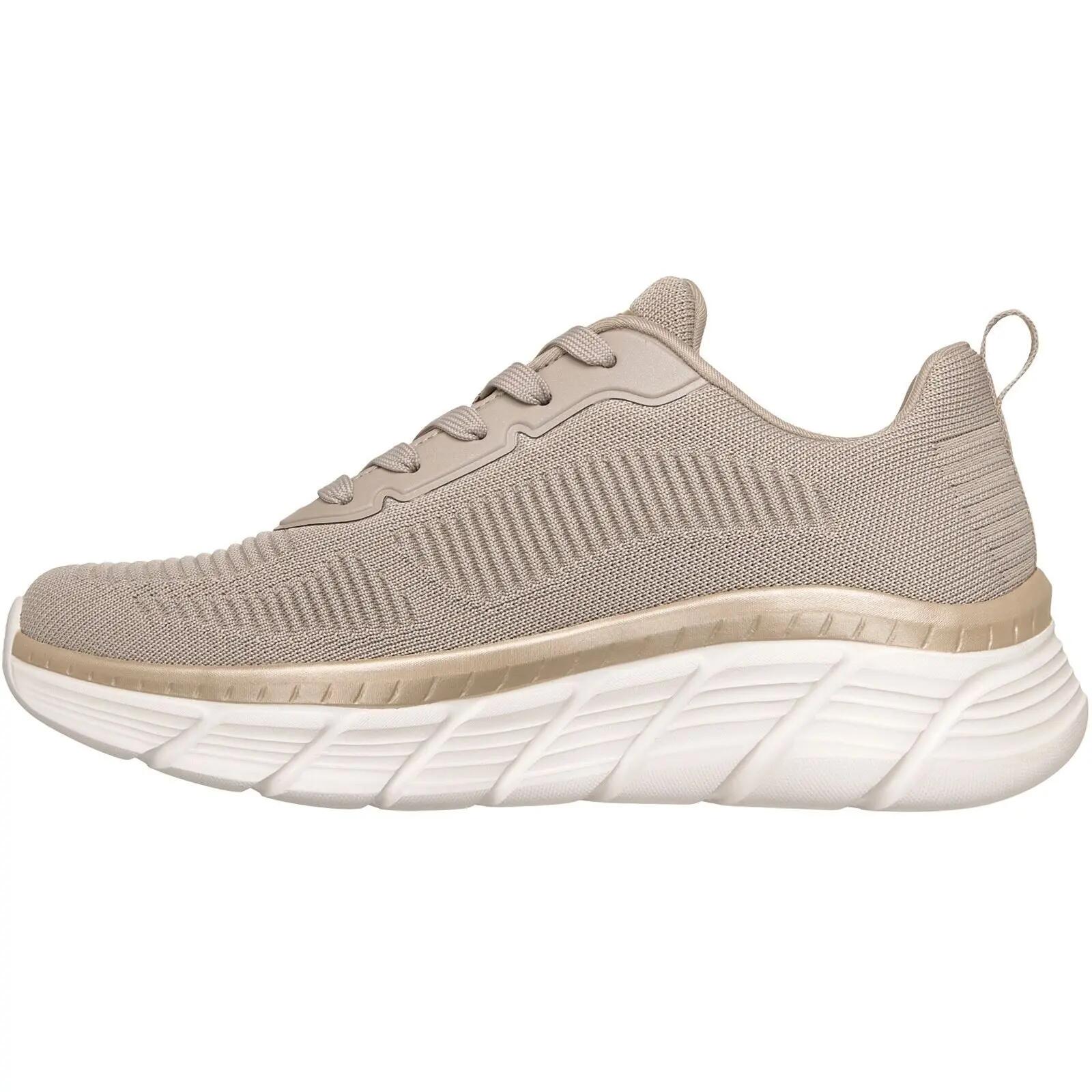 Skechers BOBS B Flex Hi Flying Hi Mujer Taupe Oro 117385-TPGD 4/7