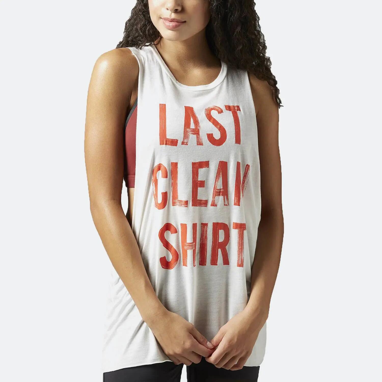 Camiseta sin mangas Reebok Faves para mujer, talla S 3/4