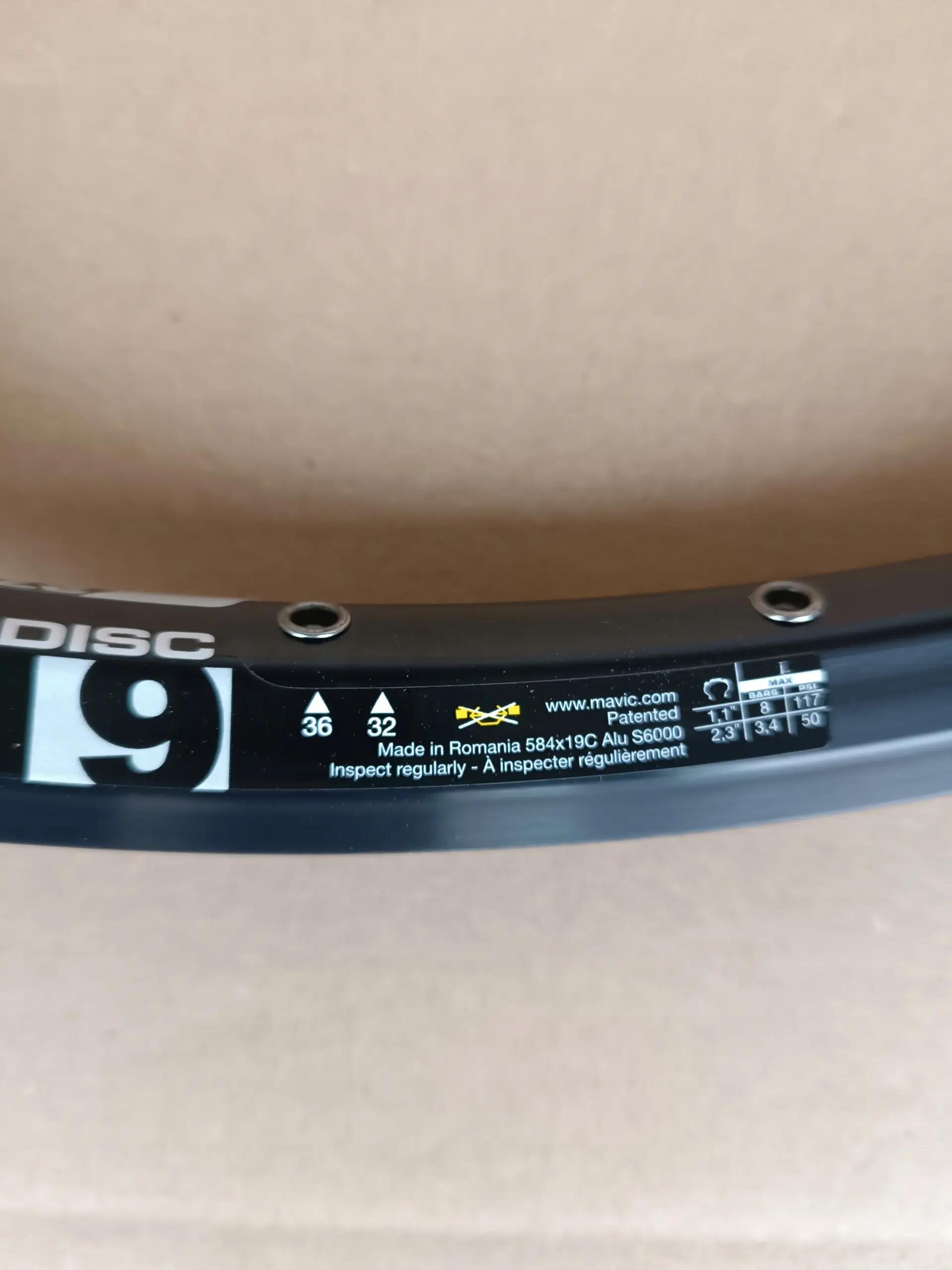 Jante de VTT MAVIC XM 319 DISQUE 7/7