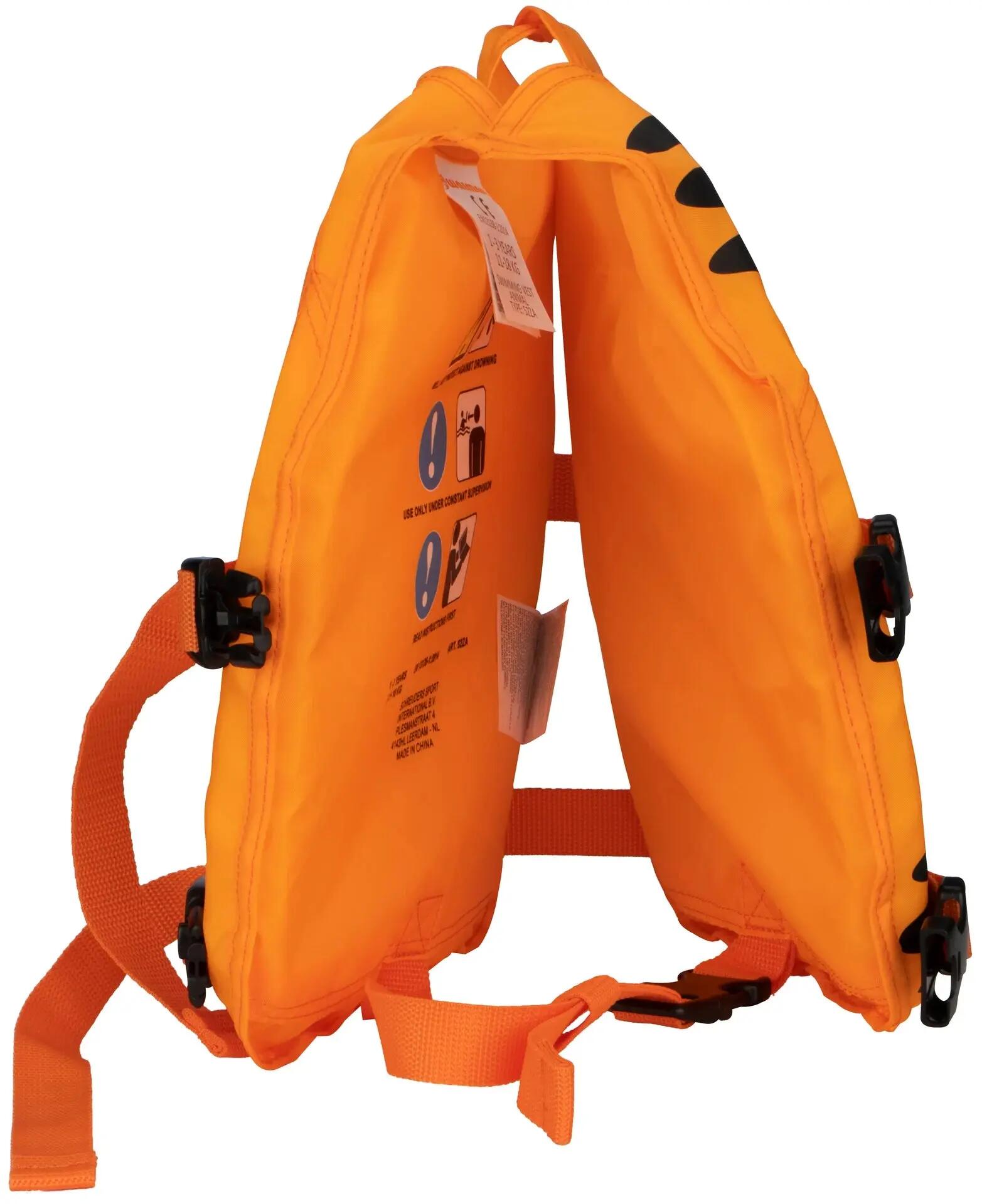 Chaleco salvavidas infantil animal - 2-3 años - 15-19 kg - Naranja 3/7