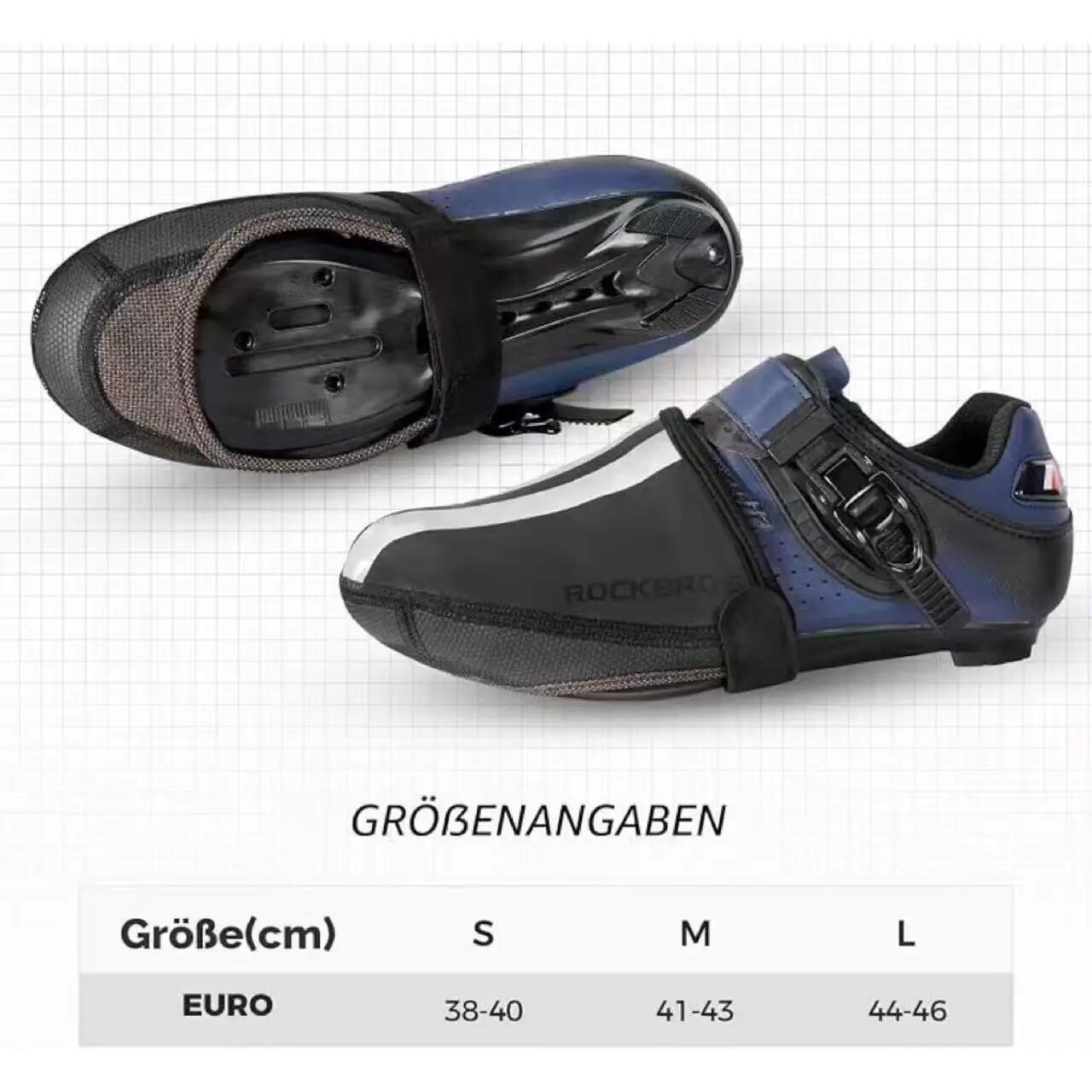Fahrrad-Überschuhe wasserdicht winddicht mit Kevlar-Verstärkung 6/7
