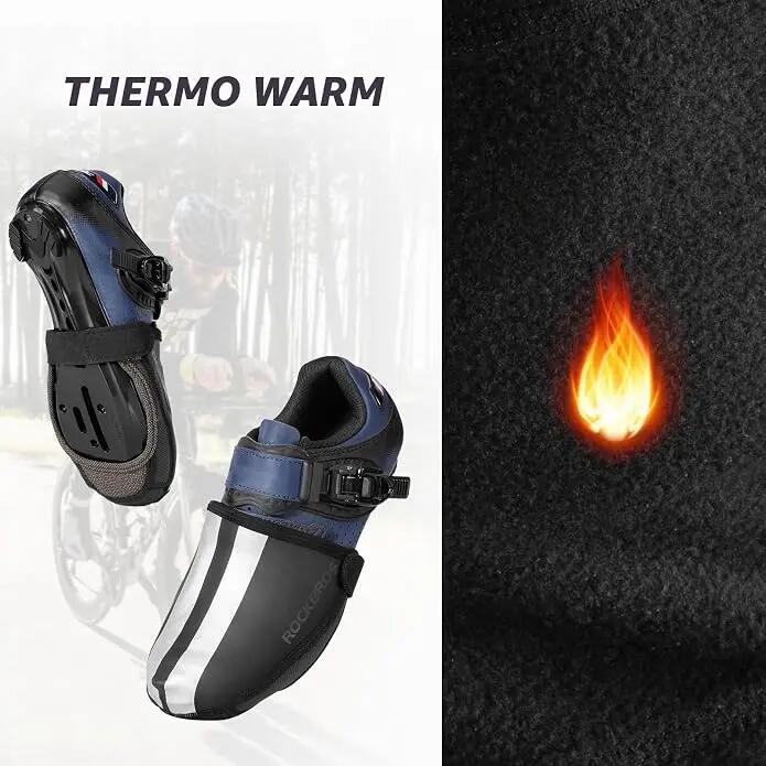 Fahrrad-Überschuhe wasserdicht winddicht mit Kevlar-Verstärkung 2/7