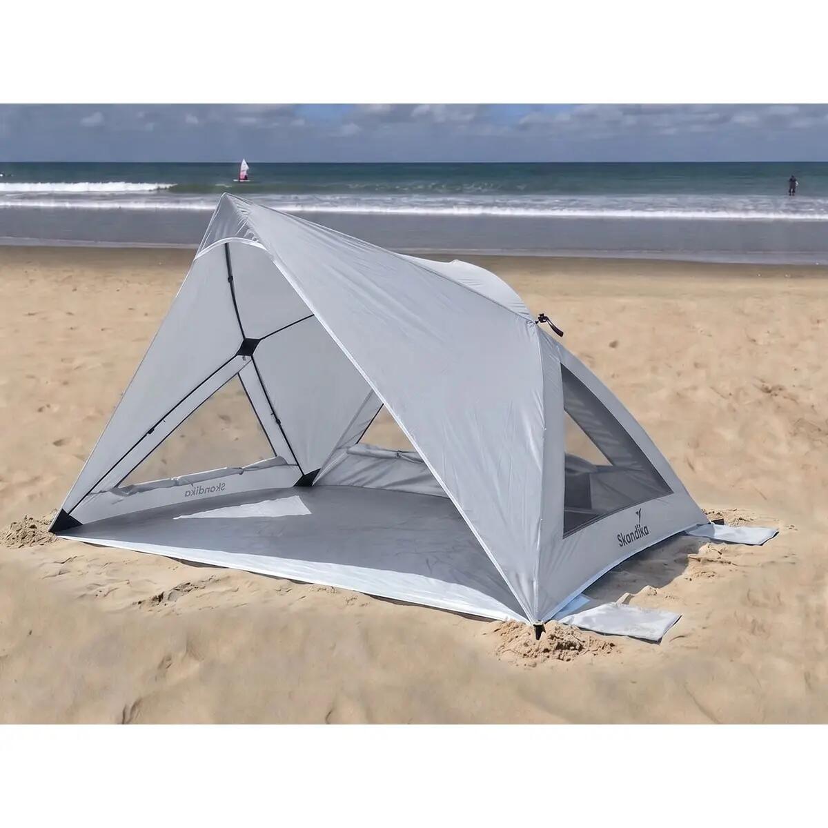 Tenda de praia ultraleve Selka Quick-Start - Proteção UV 80+ - Fundo cosido 8/15