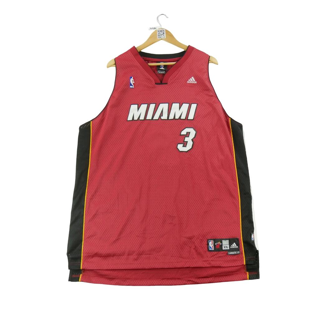 Second life - NBA Heat Miami Men's Jersey 3 Red - Excellent