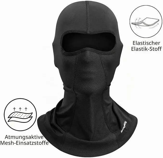 Multifunktions-Sturmhaube UPF 50+ atmungsaktiv – für Sommer Radsport & Motorrad 2/7