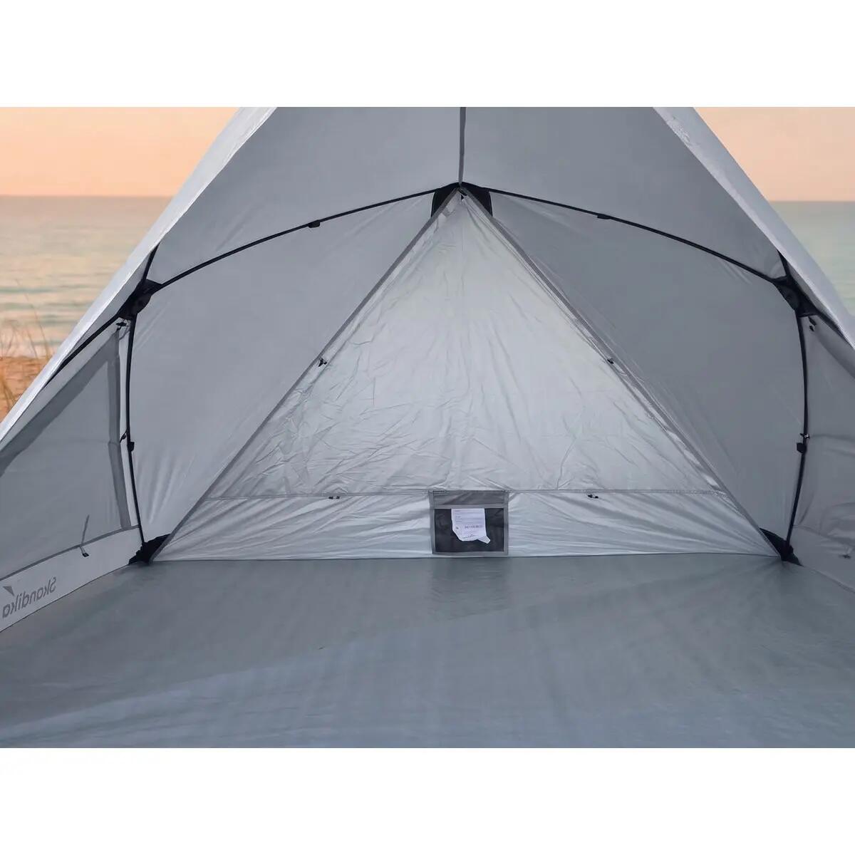 Tenda de praia ultraleve Selka Quick-Start - Proteção UV 80+ - Fundo cosido 10/15