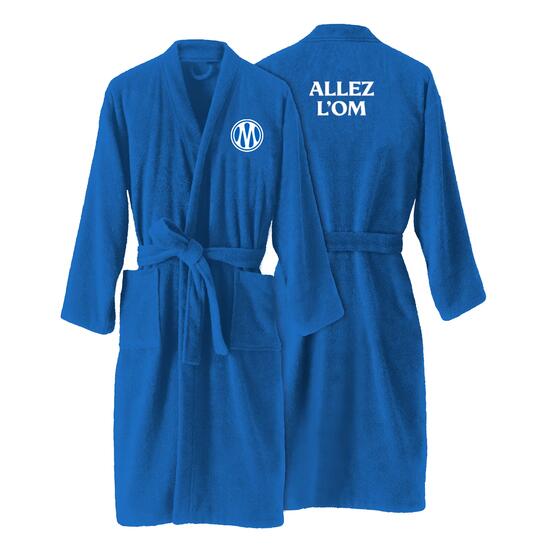 Peignoir de bain adulte 100% coton football Marseille - Dribble