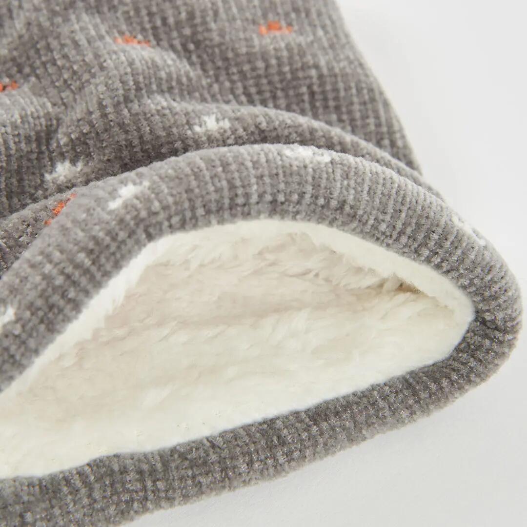 Cuello bebé gris vigoré estampado de puntos 3/3