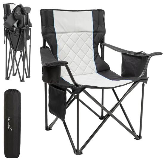 Chaise de camping Quilta - Chaise pliante avec compartiment isotherme