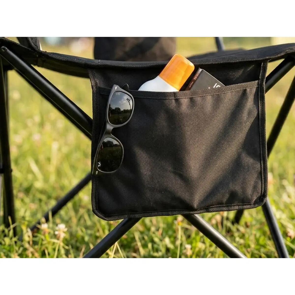Cadeira de campismo dobrável Quilta – confortável - compartimento refrigerado 12/14