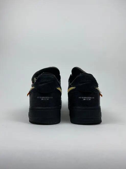 Reconditionné NIKE x OFF-WHITE Baskets Homme, Air Force 1, Noir Très Bon État 3/4
