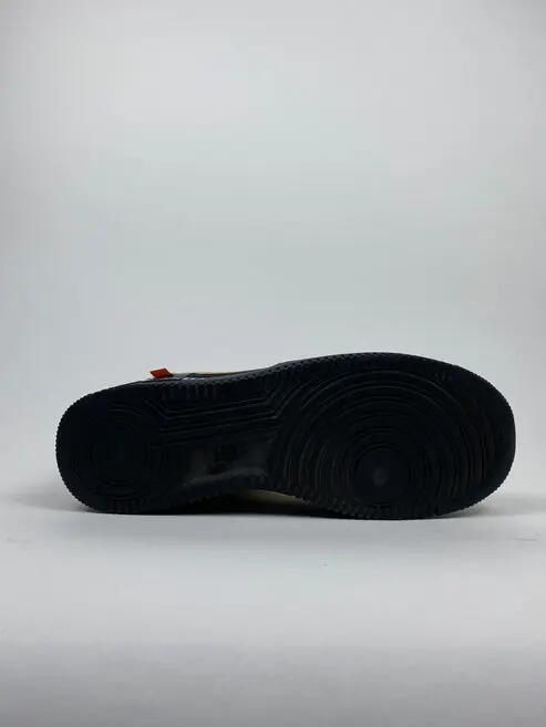 Reconditionné NIKE x OFF-WHITE Baskets Homme, Air Force 1, Noir Très Bon État 2/4