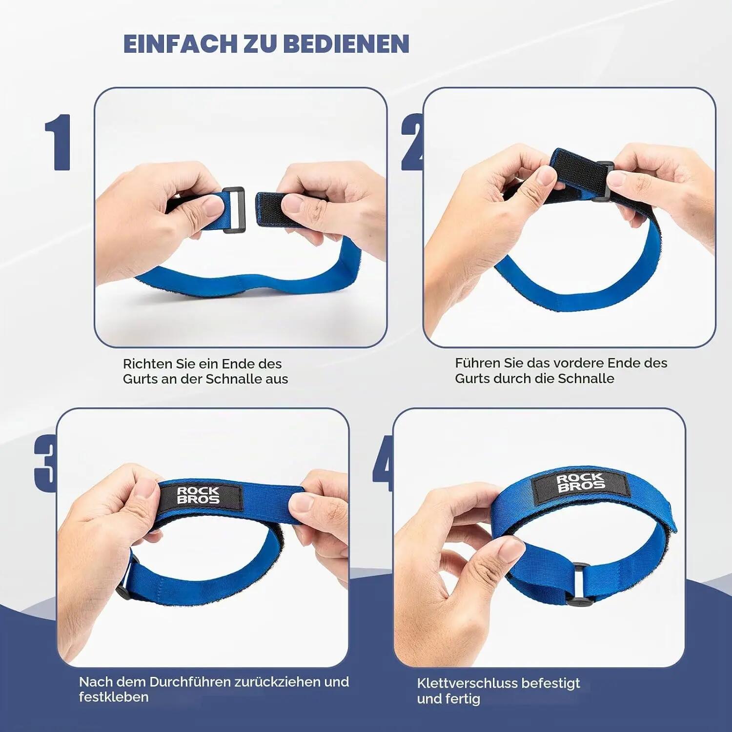 Fahrrad-Halteband mit Klettverschluss für Faltrad – universell & verstellbar 6/6