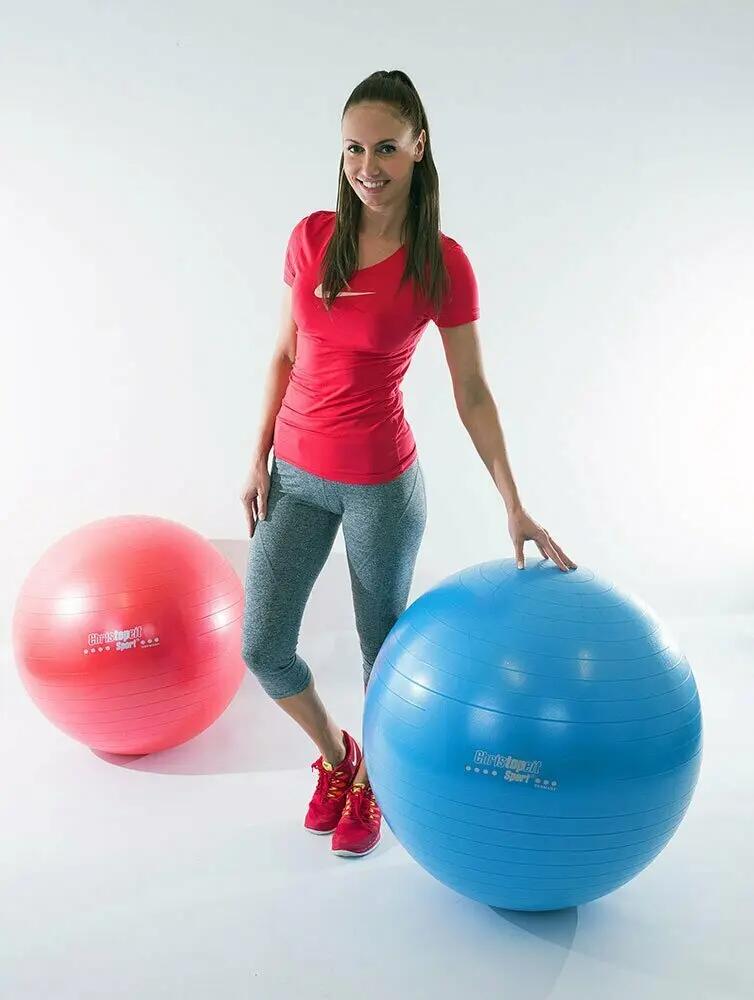 Gimnasztikai labda 75cm pumpával 3/6
