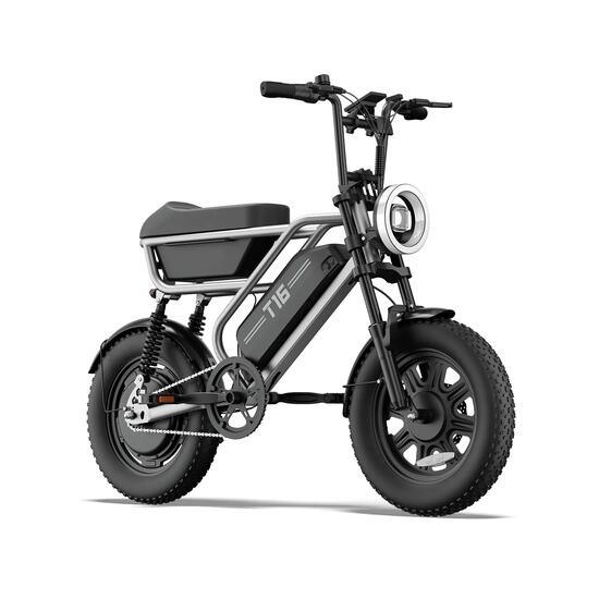 VTT électrique tout suspendu URLIFE T16, batterie 48 V 13 Ah