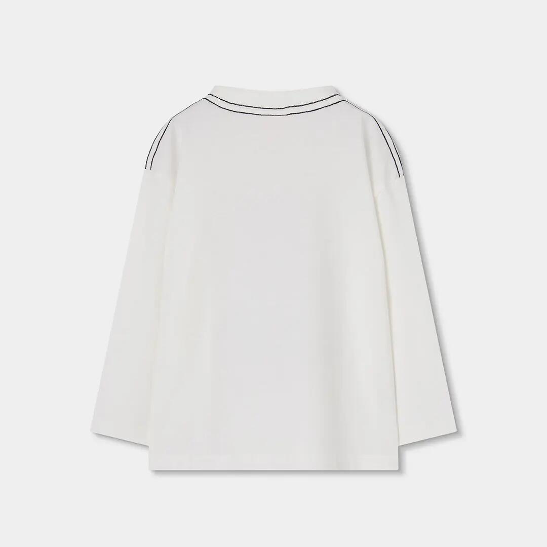 Camiseta punto niño blanca estampado ciudad NYC 2/4