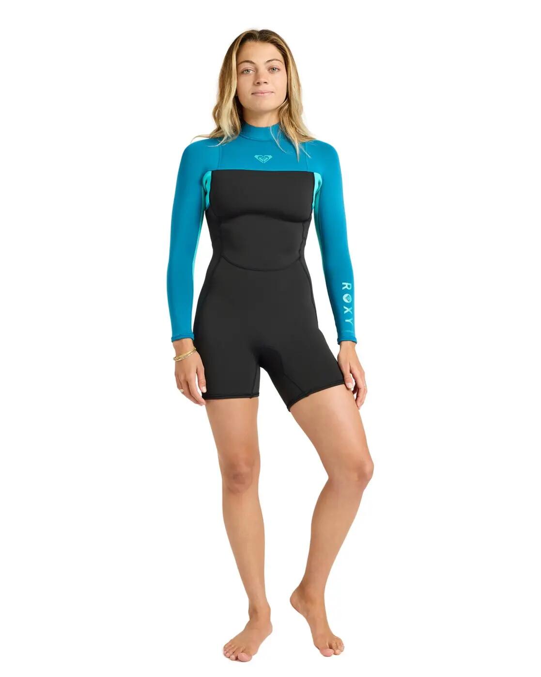 Springsuit manches longues 2/2MM PROLOGUE+ Bleu Femme 3/4