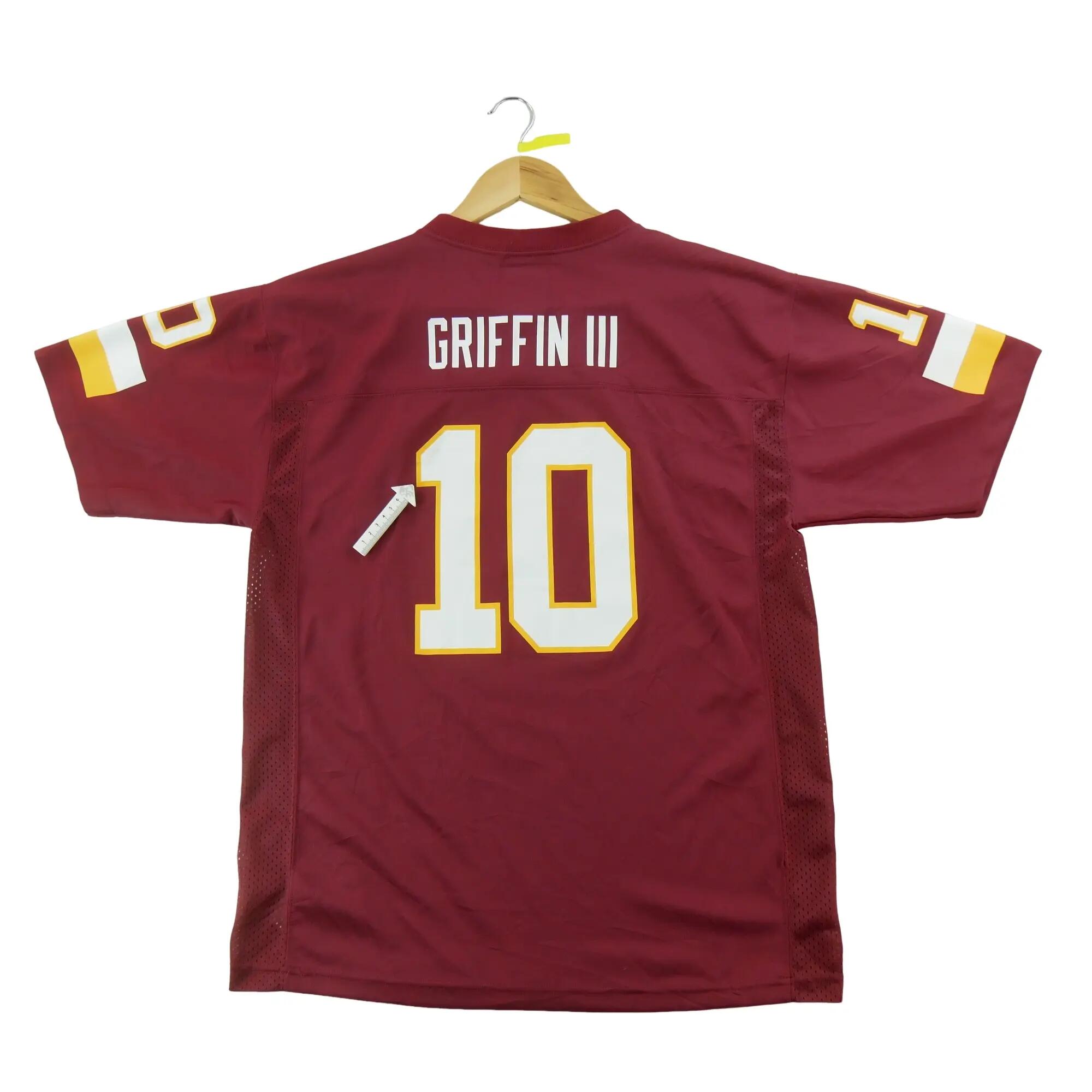 Segunda vida - Camisola masculina NFL Team Apparel 10 Redskins - Em bom estado 5/7
