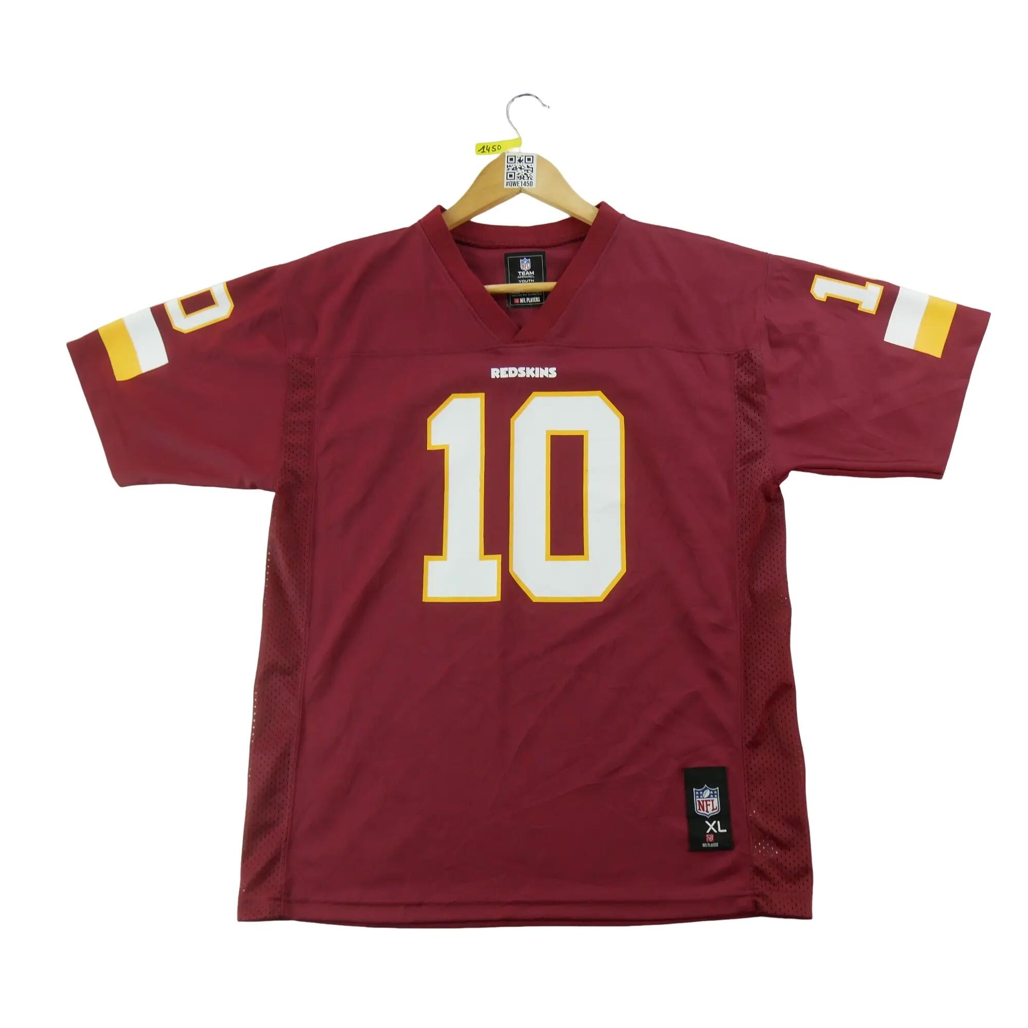 Segunda vida - Camisola masculina NFL Team Apparel 10 Redskins - Em bom estado 2/7