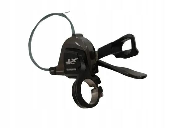 SHIMANO DEORE XT Rapidfire Schalthebel hinten am Fahrrad