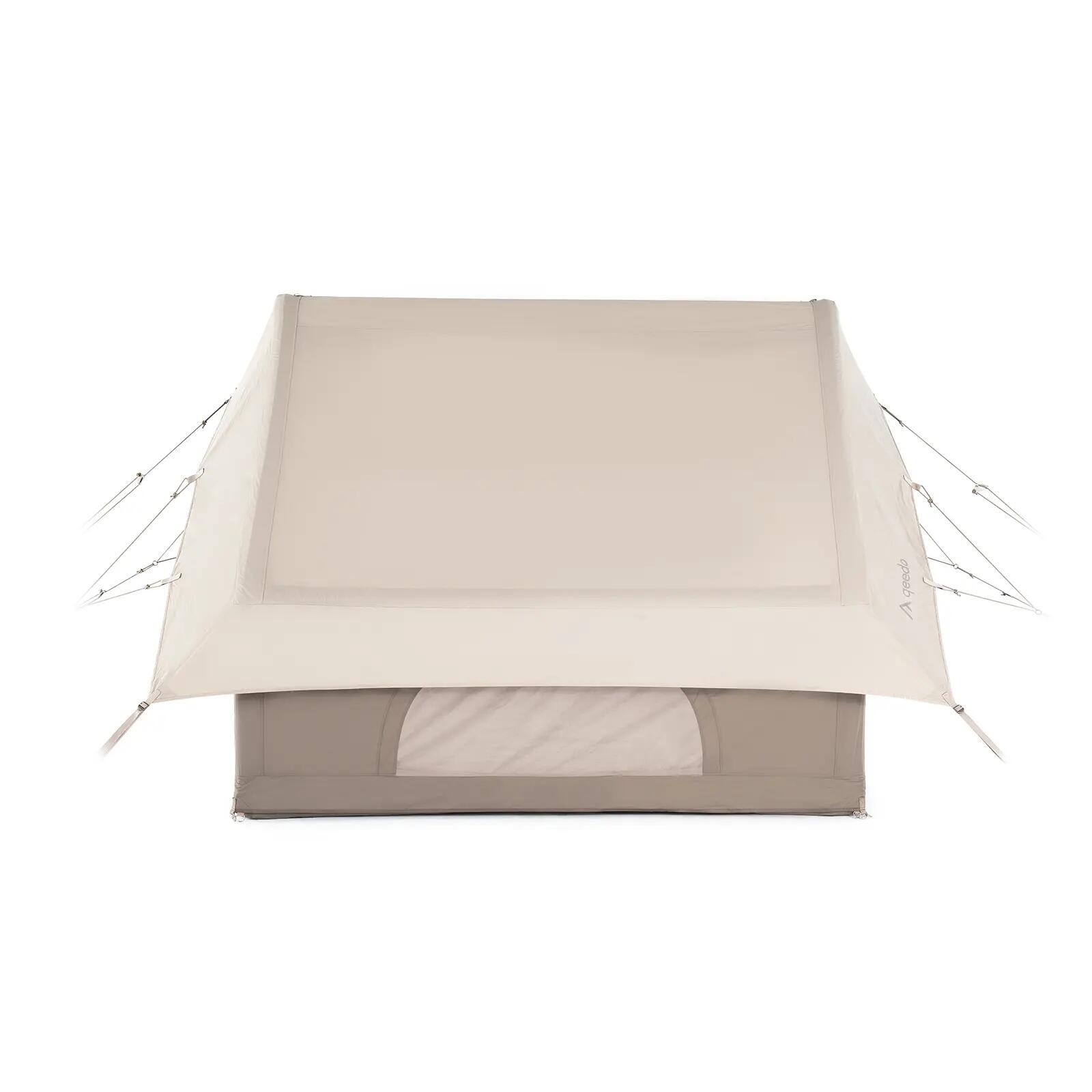 qeedo Quick Lodge 3 - Aufblasbares Familienzelt aus TC-Polycotton - 3 Personen 6/7