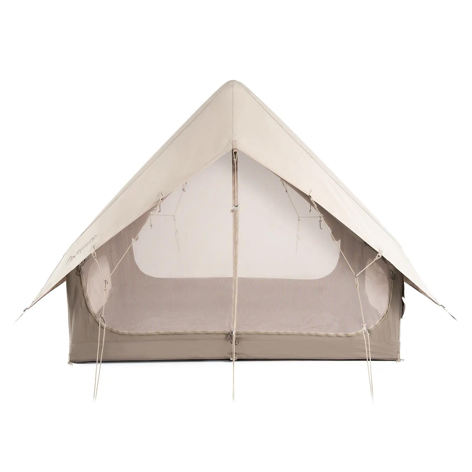qeedo Quick Lodge 3 - Aufblasbares Familienzelt aus TC-Polycotton - 3 Personen 4/7