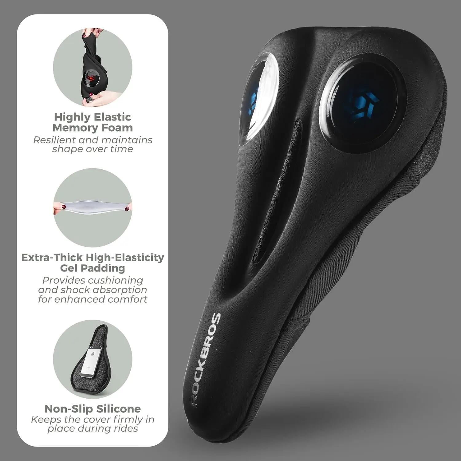 Fahrrad-Sattelbezug Gel gepolstert atmungsaktiv – für MTB, Rennrad & E-Bike 5/7