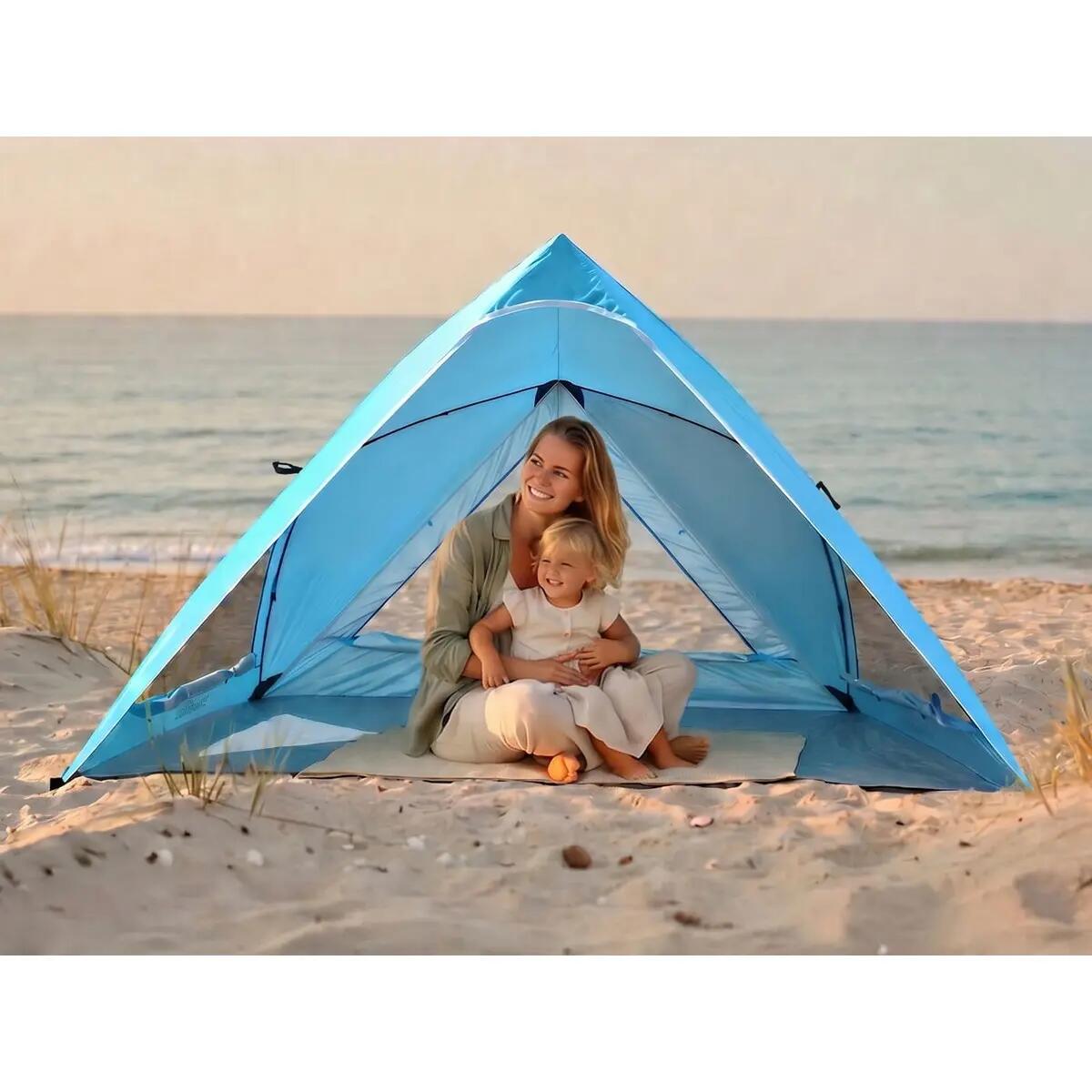Tienda concha Selka Quick-Start - Tienda de playa ultraligera - UV 80+ 4/15
