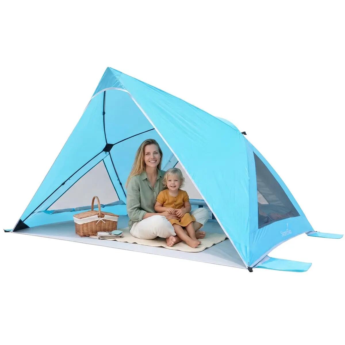 Tienda concha Selka Quick-Start - Tienda de playa ultraligera - UV 80+ 2/15