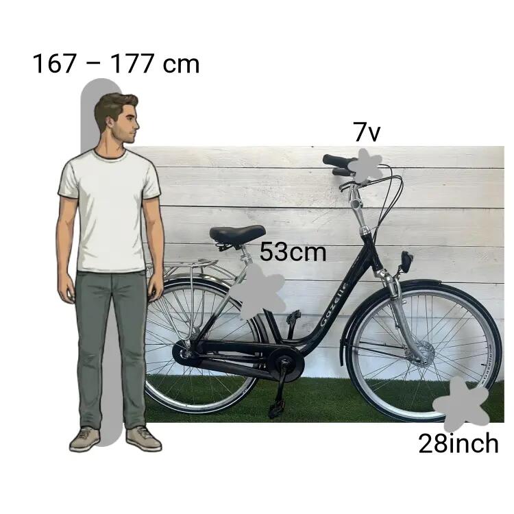 Bicicletta usata Gazelle Orange 2/4