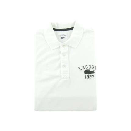 Refurbished - Polo kurzarm Herren Lacoste 1927 Weiß - Wie neu