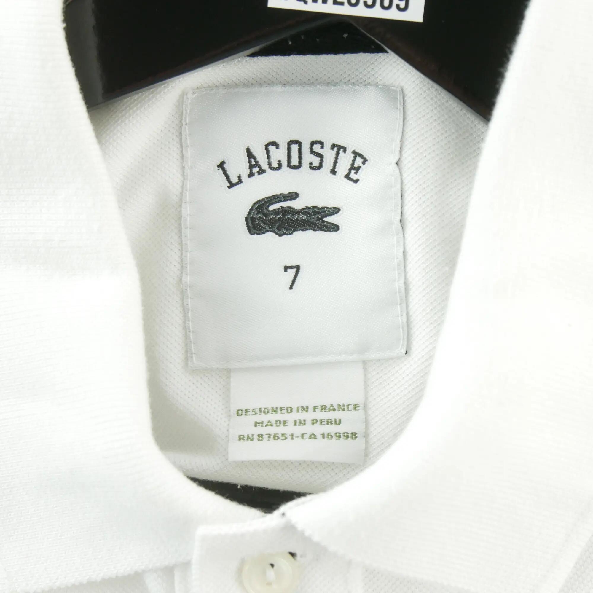 Segunda vida - Polo Lacoste masculino 1927 branco - Como novo 5/5