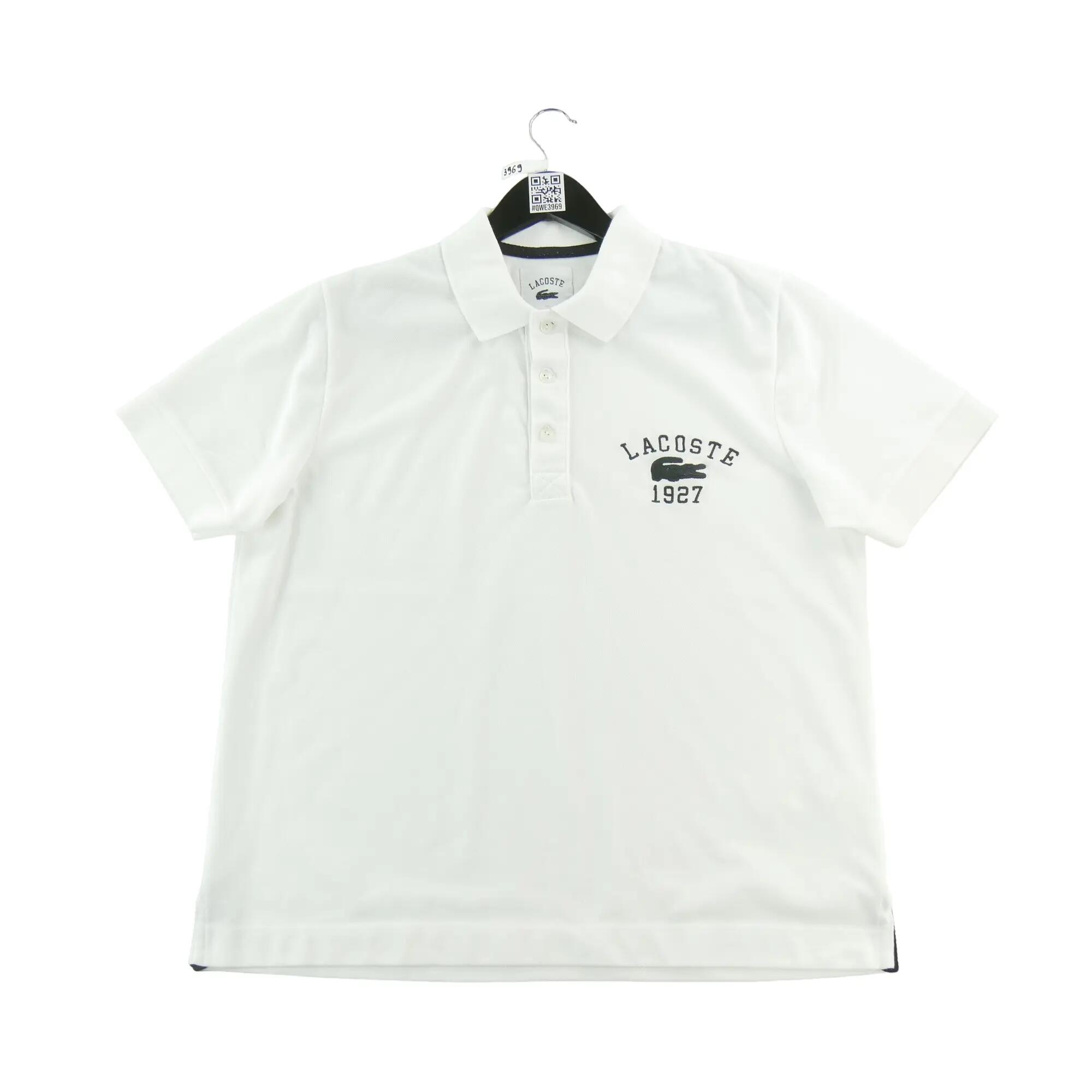 Segunda vida - Polo Lacoste masculino 1927 branco - Como novo 2/5