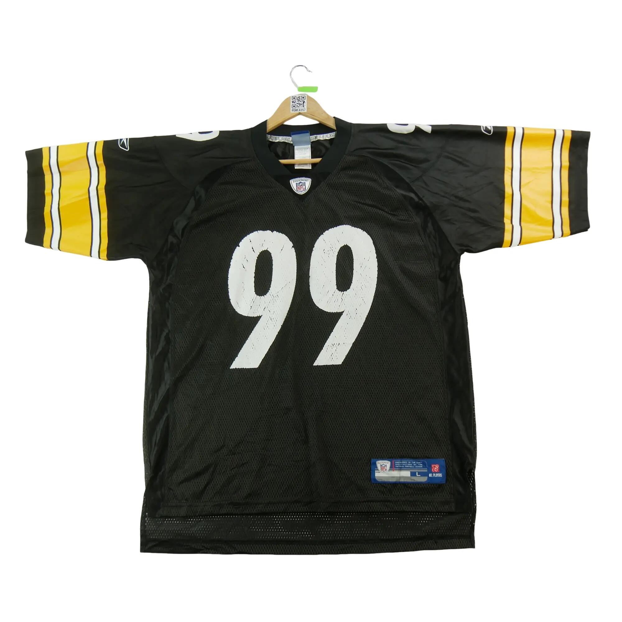 Refurbished - Reebok Herren NFL Trikot Brett Keisel 99 - In sehr gutem Zustand 2/7
