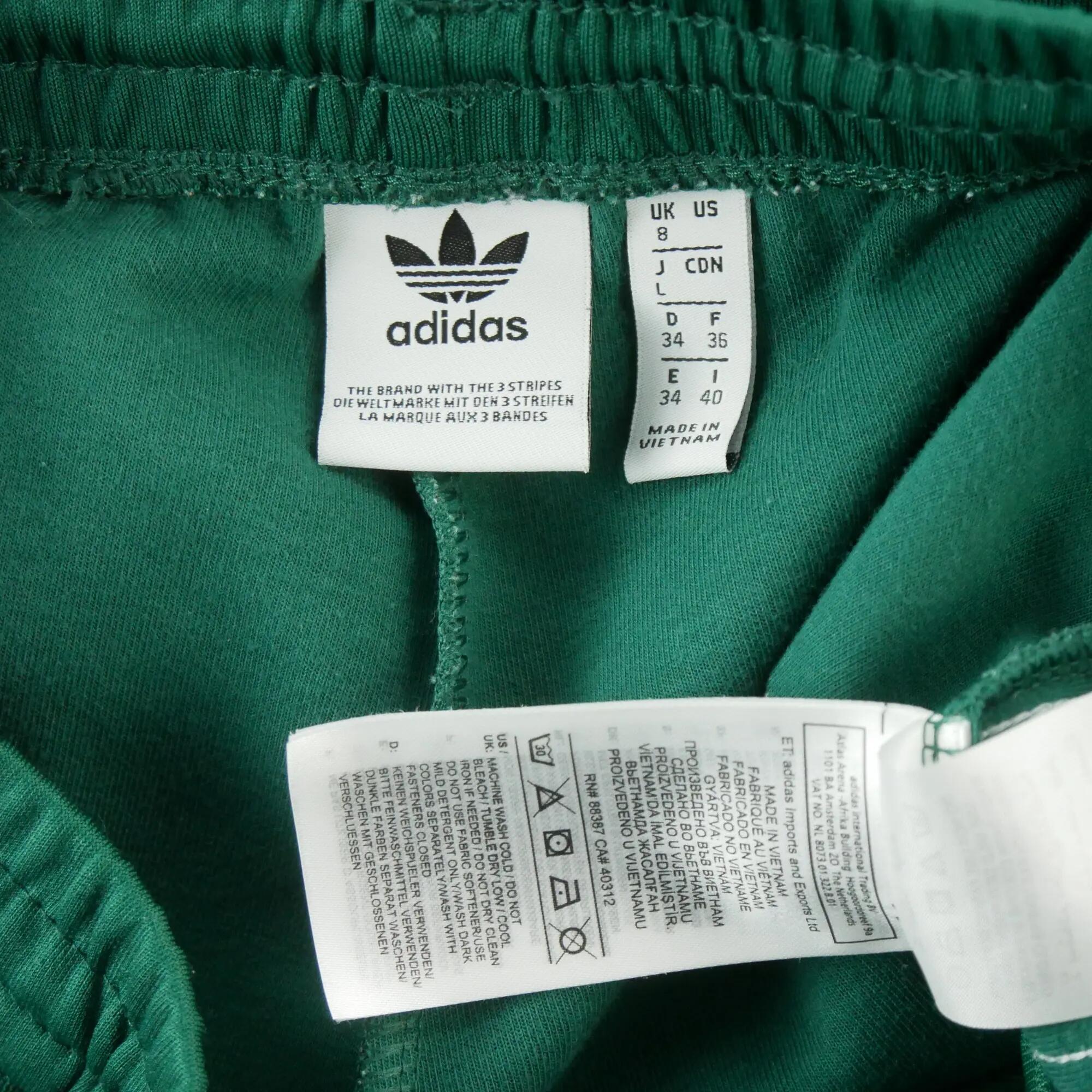 Joggings damskie Adidas Originals 3 paski zielone 7/7