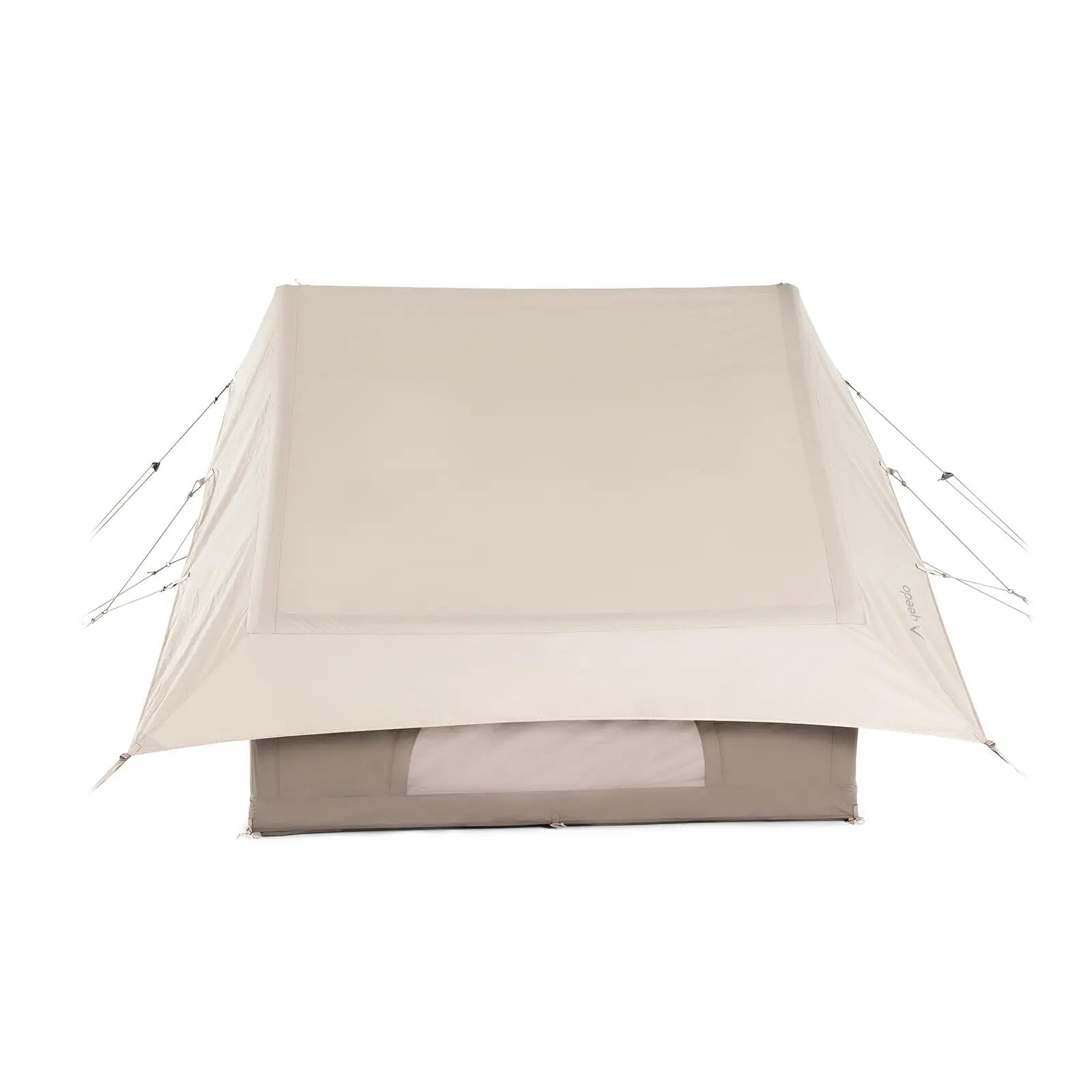 qeedo Quick Lodge 4 - Aufblasbares Familienzelt aus TC-Polycotton - 4 Personen 6/7