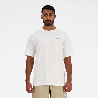 Magliette da uomo New Balance Bianche