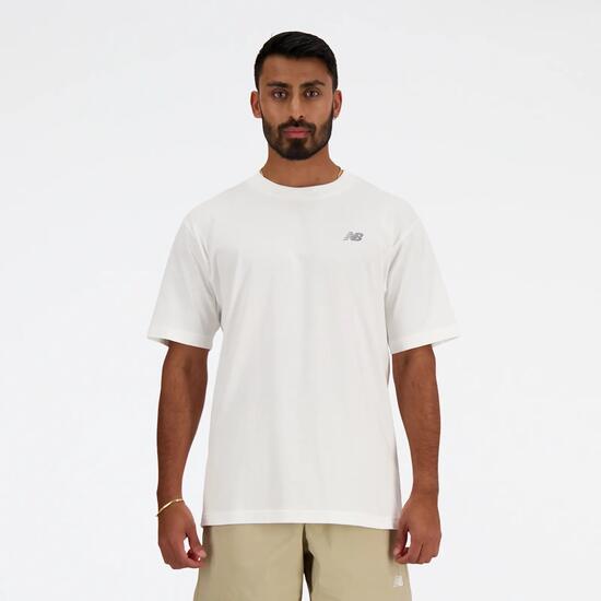 T-shirt homme NEW BALANCE SPORT ESSENTIALS COTTON T-SHIRT White