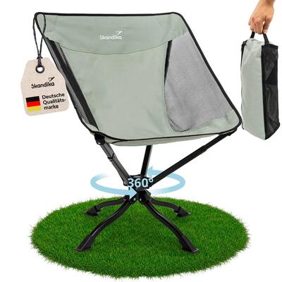 Kampeerstoel compact 360 - opvouwbaar - 360 graden draaibaar - gewicht 2,3 kg