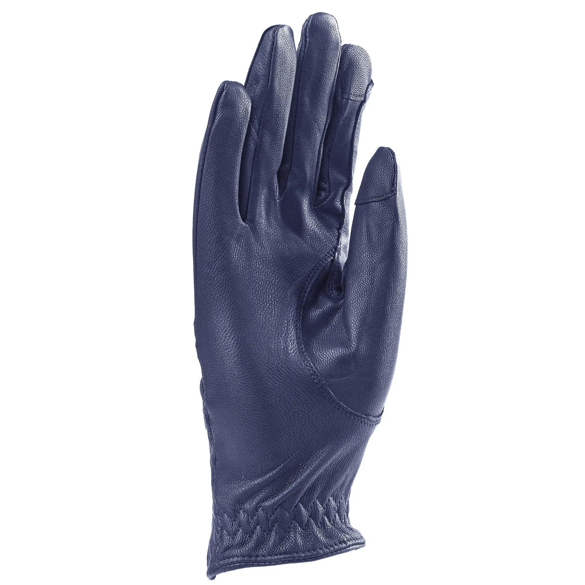 Gants D´équitation Femme (Bleu Marine) 3/3